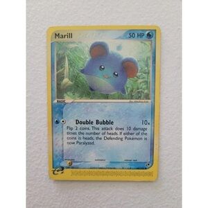 Pokemon Marill Card - Blue and Yellow
